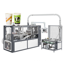 PLA Paper tasse formant la machine manuelle manuelle de fabrication de tasse en papier en Turquie